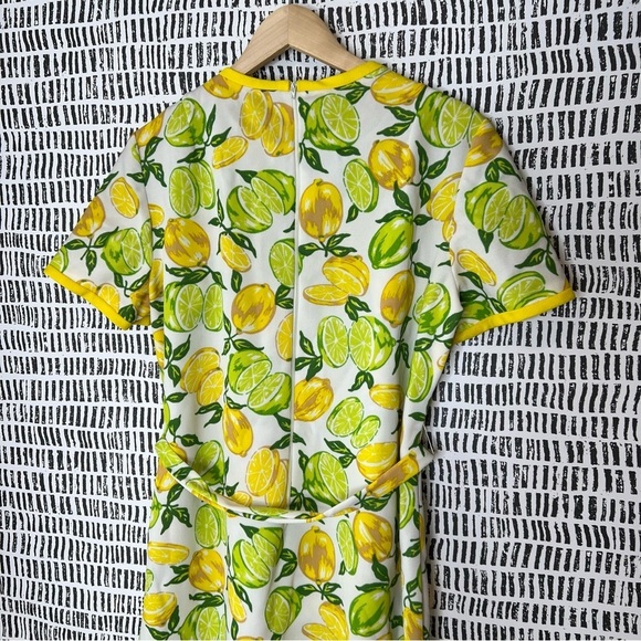 Vintage handmade polyester Lemon Print Dress - Picture 8 of 14